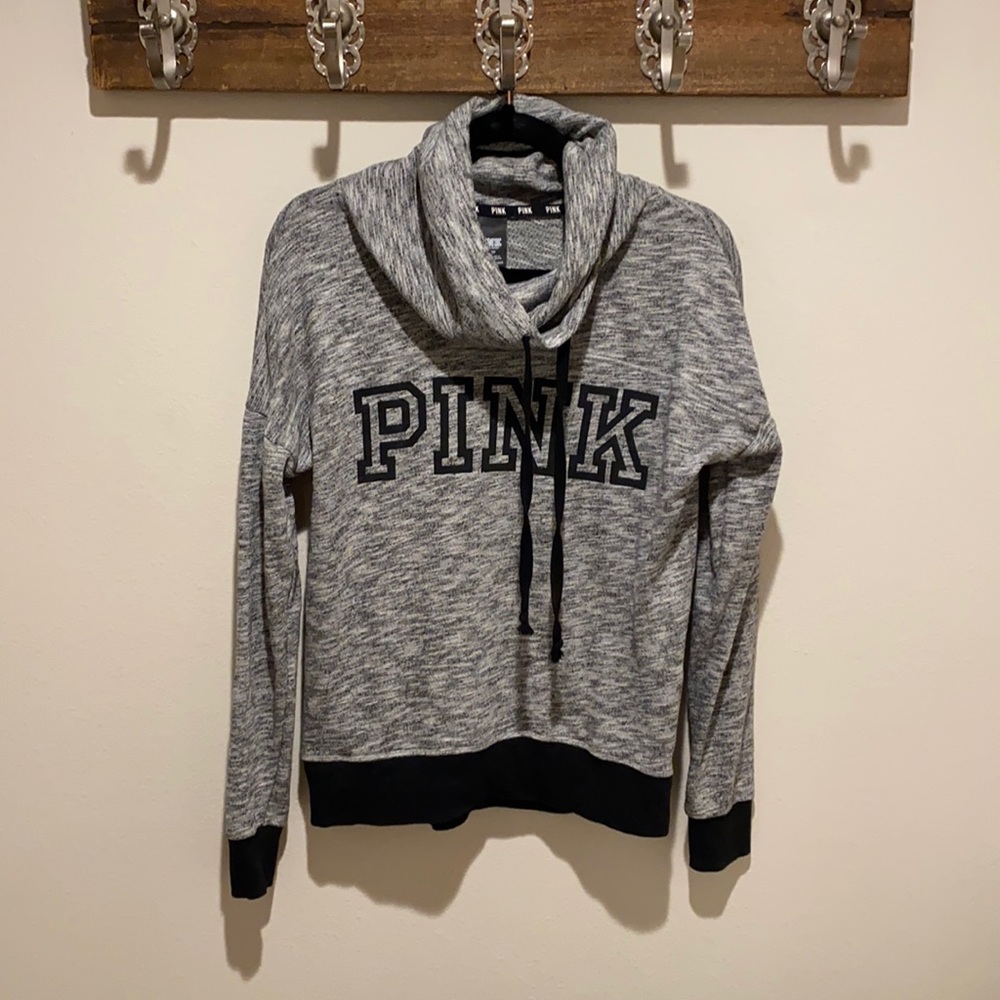 Pink VS Victoria Secret Cowl Neck Sweater